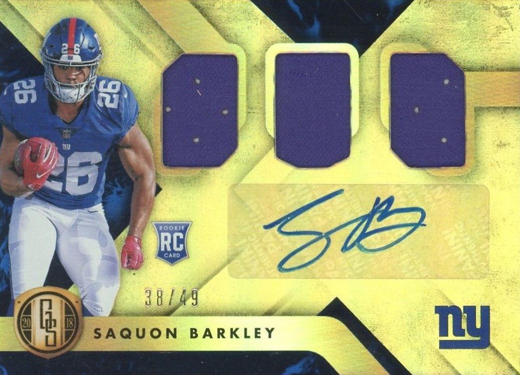 2018 Panini Gold Standard Saquon Barkley #273 Football Card