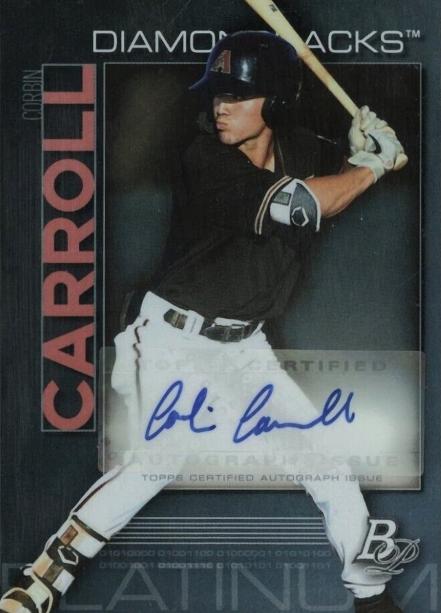 2020 Bowman Platinum Top Prospects Corbin Carroll #TOP79 Baseball Card