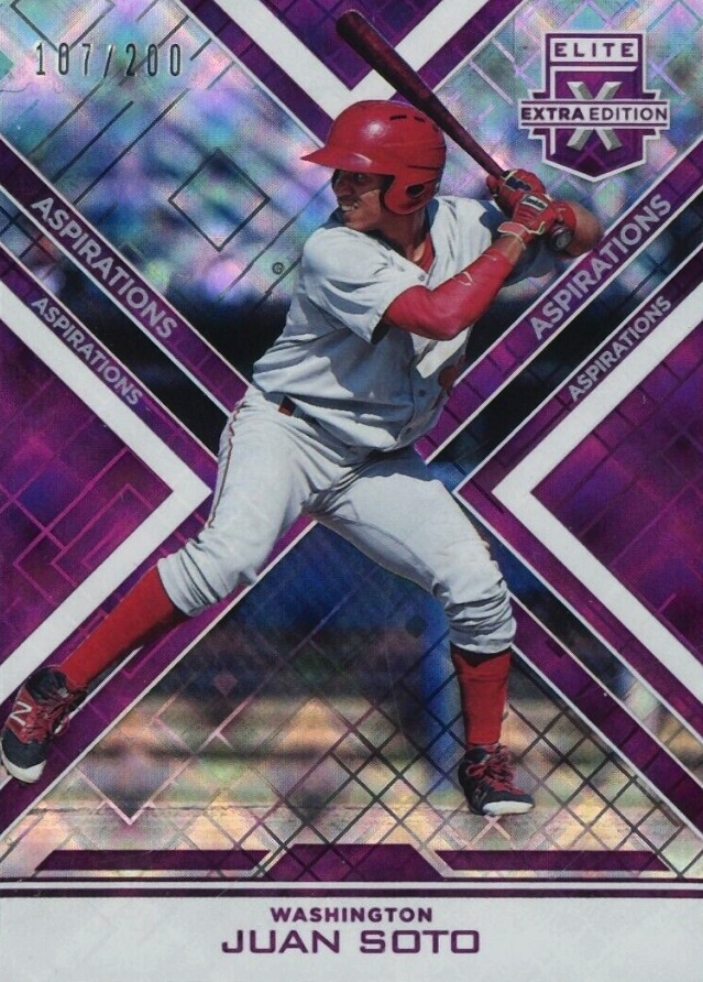 2016 Panini Elite Extra Edition Juan Soto #165 Baseball Card