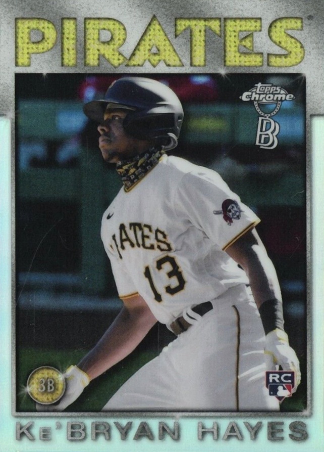 2021 Topps Chrome Ben Baller 1986 Topps KE'Bryan Hayes #16 Baseball Card