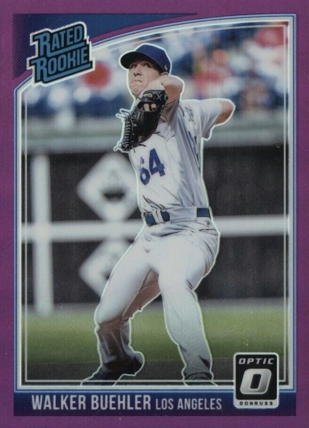 2018 Panini Donruss Optic Walker Buehler #41 Baseball Card