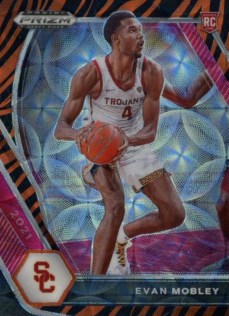 2021 Panini Prizm Draft Picks Evan Mobley #2 Basketball Card