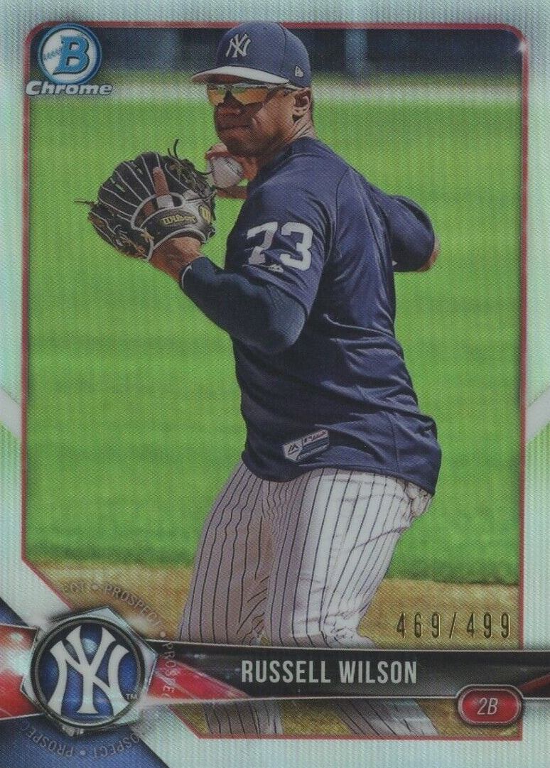 2018 Bowman Chrome Prospects Russell Wilson #BCP151 Baseball Card