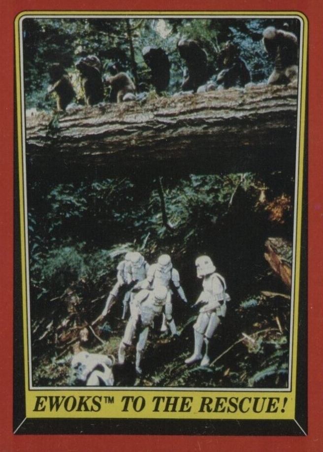 1983 Star Wars Return of the Jedi Ewoks to the Rescue! #111 Non-Sports Card