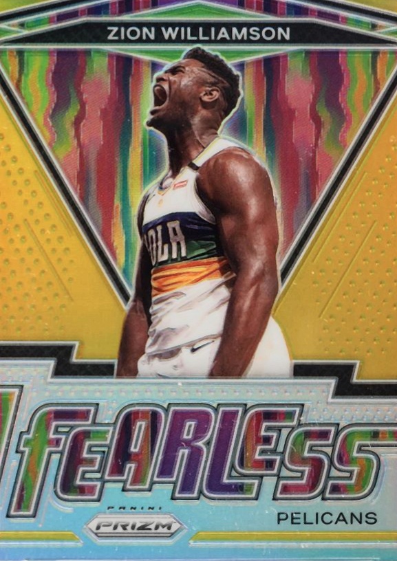 2020 Panini Prizm Fearless Zion Williamson #7 Basketball Card