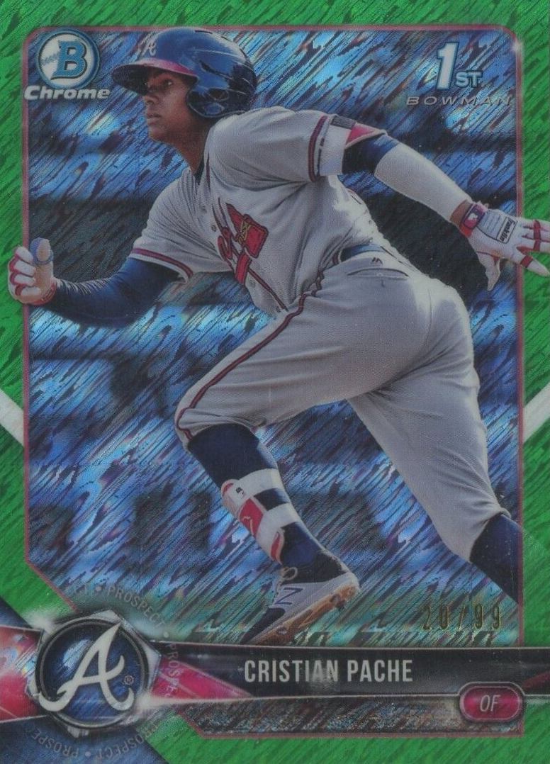 2018 Bowman Prospects Chrome Cristian Pache #46 Baseball Card