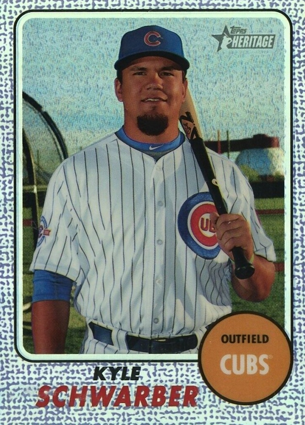 2017 Topps Heritage  Kyle Schwarber #423 Baseball Card