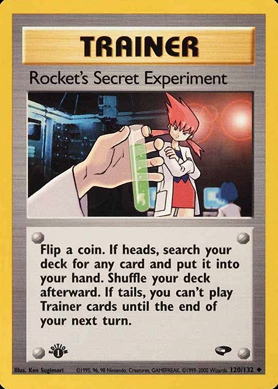 2000 Pokemon Gym Challenge Rocket's Secret Experiment #120 TCG Card