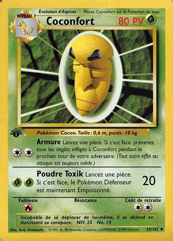 1999 Pokemon French Coconfort #33 TCG Card