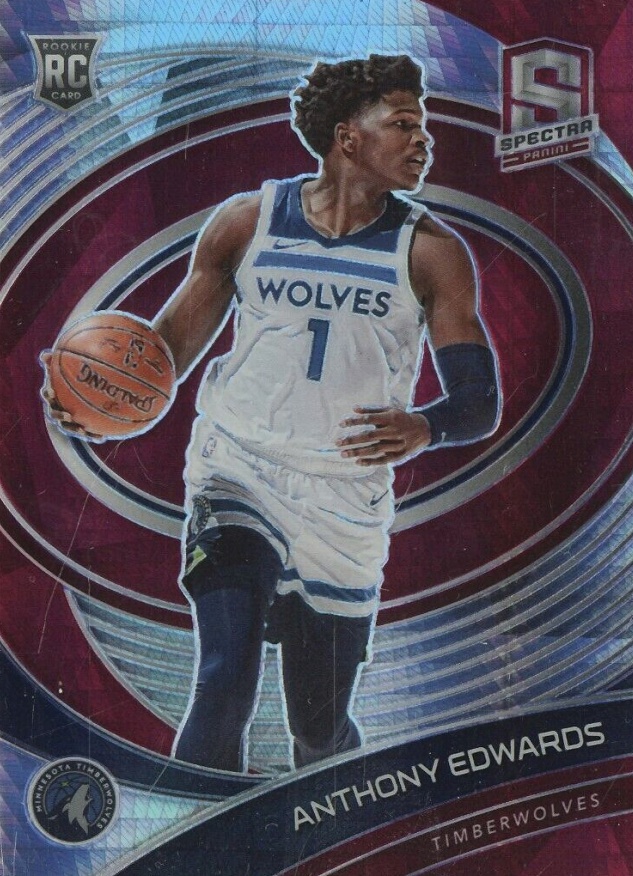 2020 Panini Spectra Anthony Edwards #101 Basketball Card