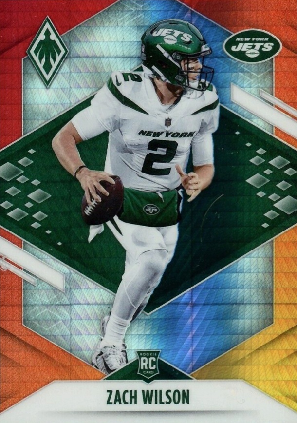 2021 Panini Phoenix Zach Wilson #102 Football Card