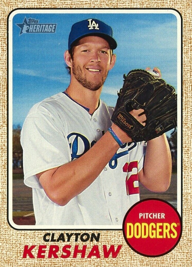 2017 Topps Heritage  Clayton Kershaw #400 Baseball Card