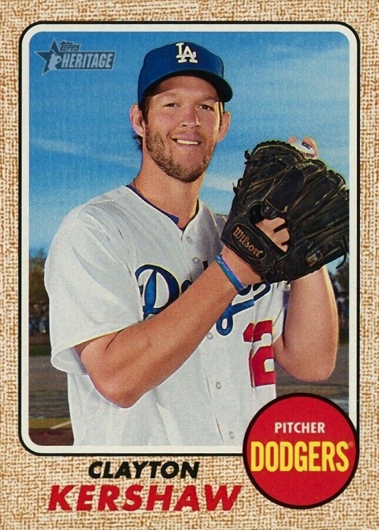 2017 Topps Heritage  Clayton Kershaw #400 Baseball Card