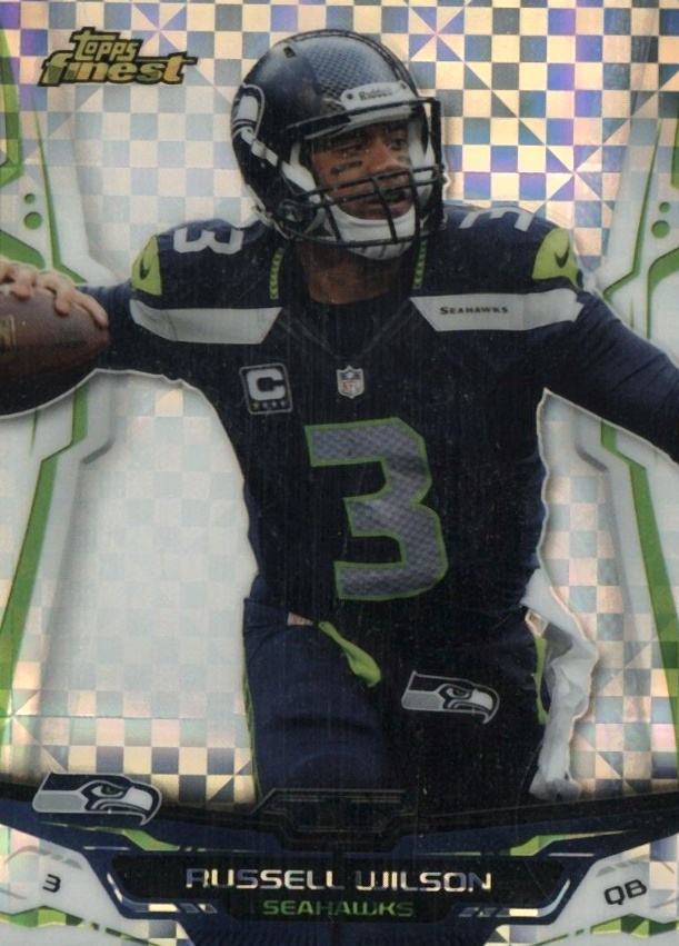 2014 Finest Russell Wilson #25 Football Card