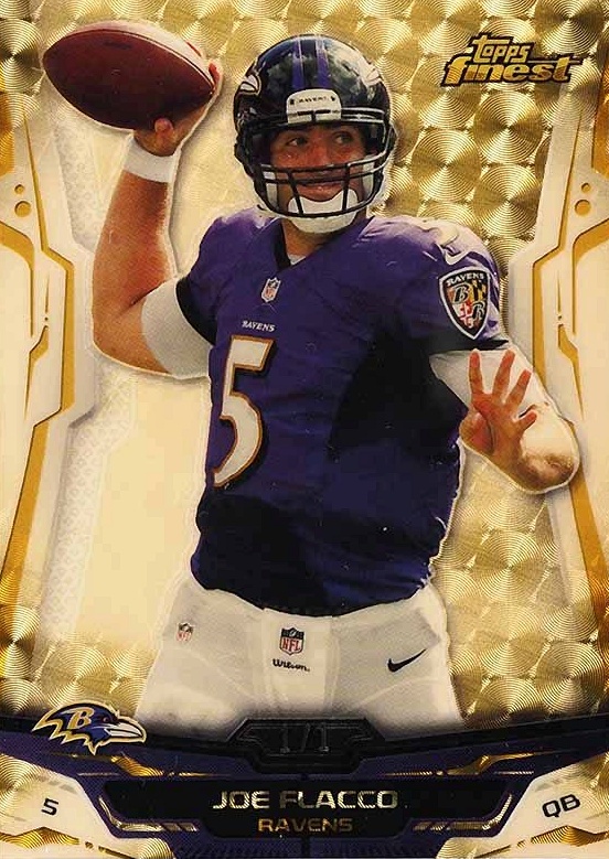 2014 Finest Joe Flacco #92 Football Card