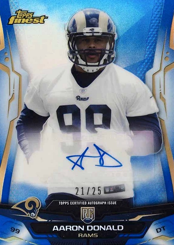 2014 Finest Aaron Donald #134 Football Card