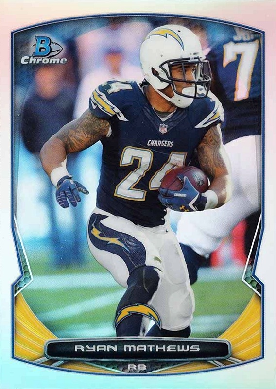 2014 Bowman Chrome  Ryan Mathews #62 Football Card