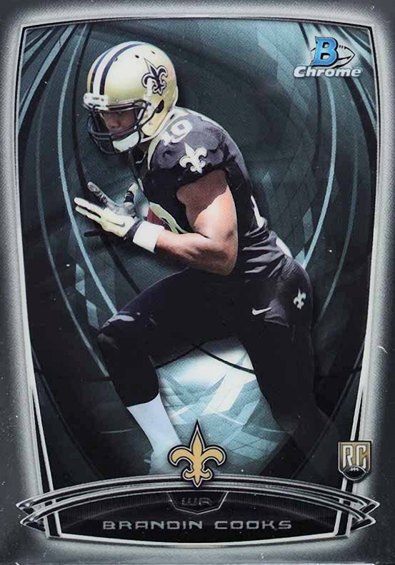 2014 Bowman Chrome  Brandin Cooks #165 Football Card