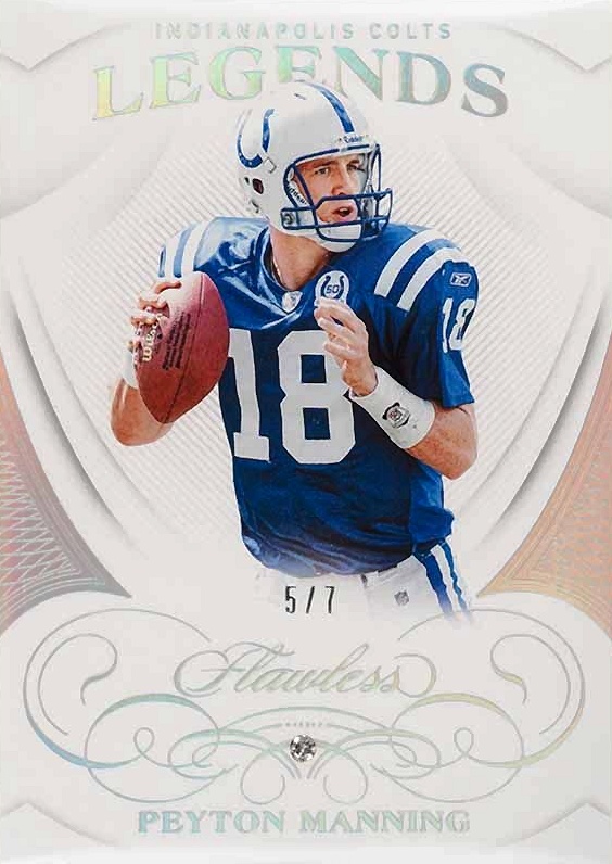 2019 Panini Flawless Peyton Manning #81 Football Card