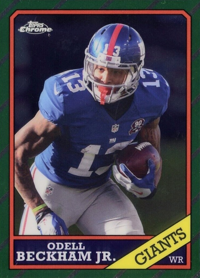 2015 Topps Chrome 60th Anniversary Odell Beckham Jr. #OB Football Card