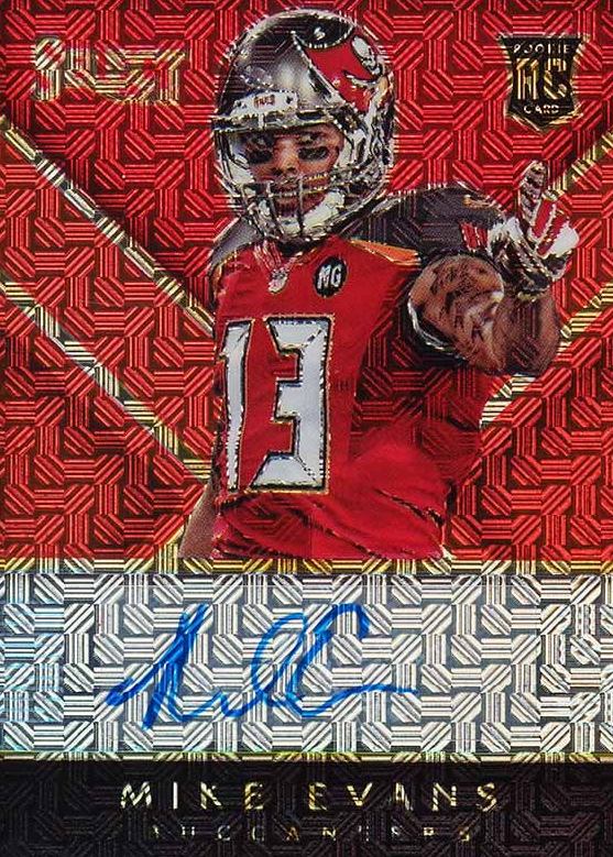 2014 Panini Select Rookie Autograph Mike Evans #RAME Football Card