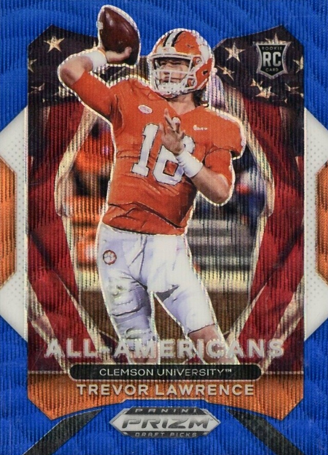 2021 Panini Prizm Draft Picks Trevor Lawrence #181 Football Card