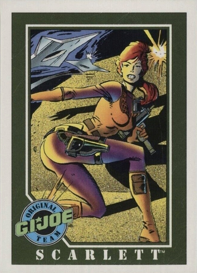 1991 Impel G.I. Joe Series 1 Scarlett #42 Non-Sports Card