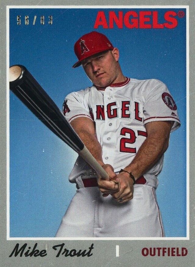 2019 Topps Transcendent VIP Party Mike Trout Through the Years Mike Trout #1970 Baseball Card