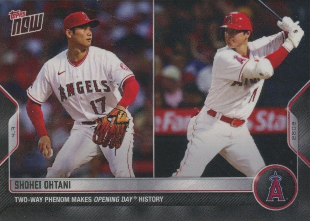 2022 Topps Now Shohei Ohtani #6 Baseball Card