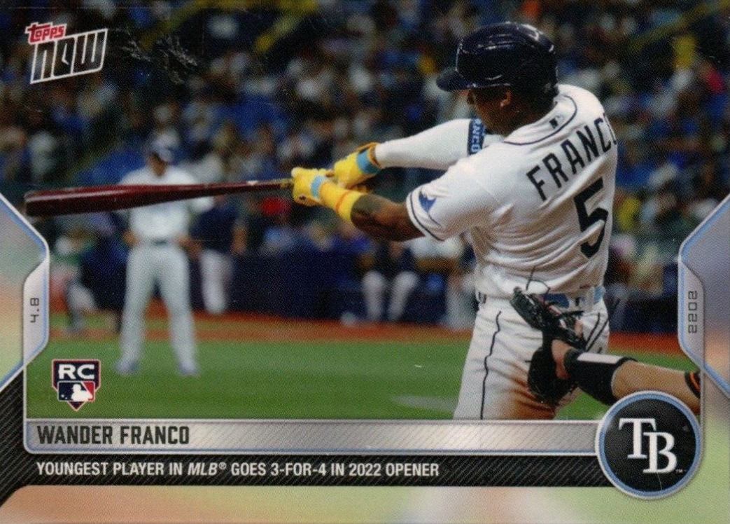 2022 Topps Now Wander Franco #12 Baseball Card