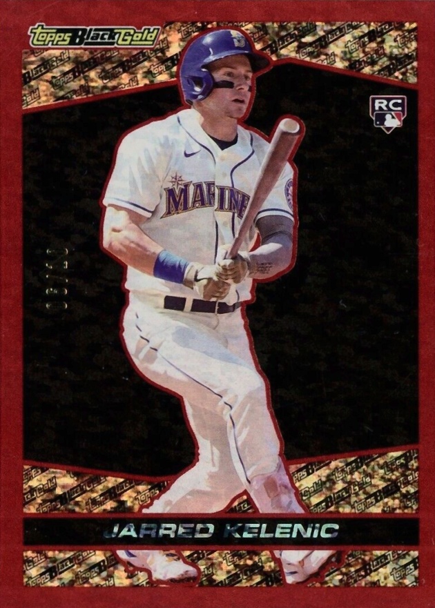 2021 Topps Update Black Gold Jarred Kelenic #BG8 Baseball Card