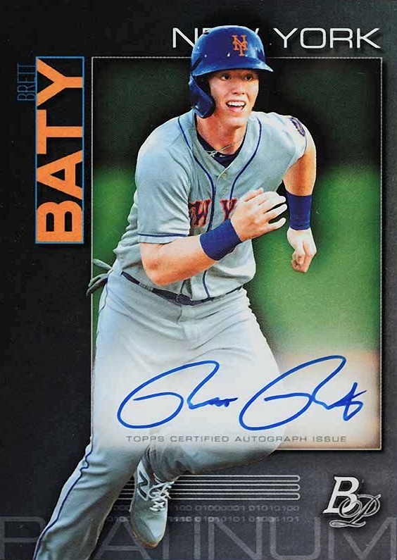 2020 Bowman Platinum Top Prospects Brett Baty #TOP46 Baseball Card