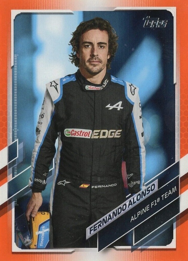 2021 Topps Formula 1 Fernando Alonso #9 Other Sports Card