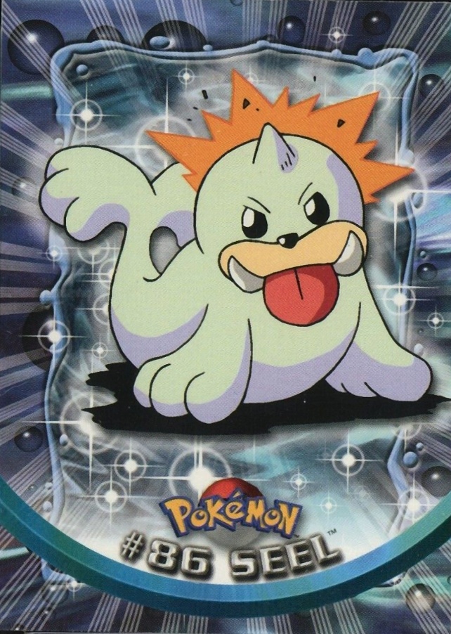 2000 Topps Pokemon TV Animation Series 2 Seel #86 TCG Card