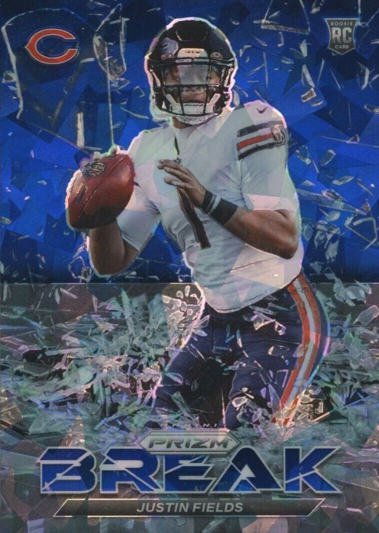 2021 Panini Prizm Prizm Break Justin Fields #PB8 Football Card