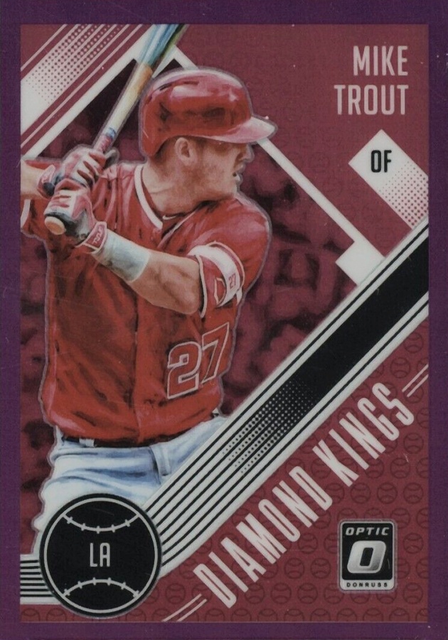 2018 Panini Donruss Optic Mike Trout #13 Baseball Card