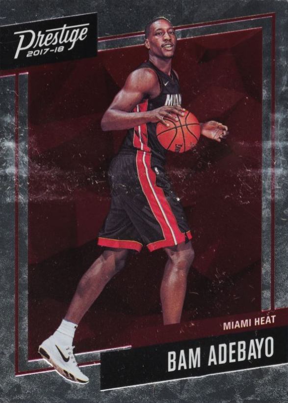 2016 Panini Prestige Micro Etch Rookies Bam Adebayo #14 Basketball Card