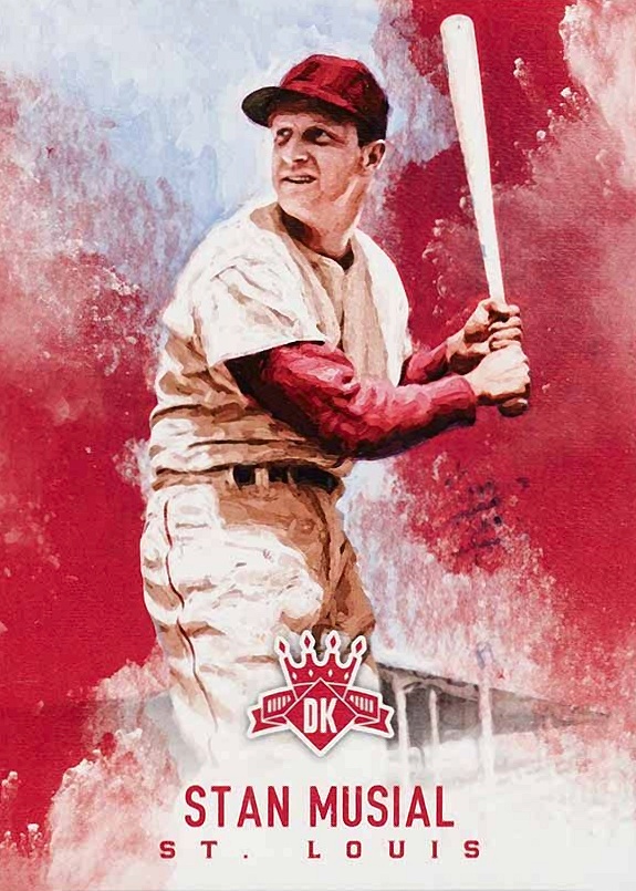 2017 Panini Diamond Kings Stan Musial #33 Baseball Card