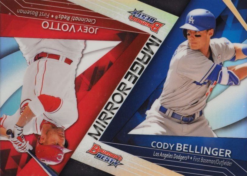 2017 Bowman's Best Mirror Image Cody Bellinger/Joey Votto #MI-2 Baseball Card