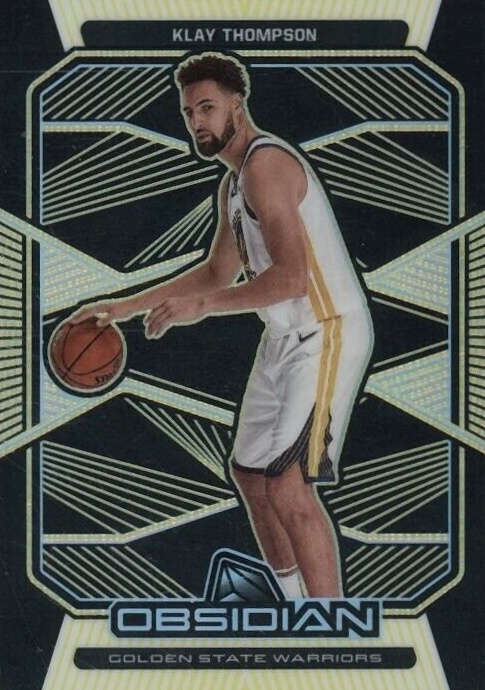 2019 Panini Obsidian Atomic  Klay Thompson #22 Basketball Card