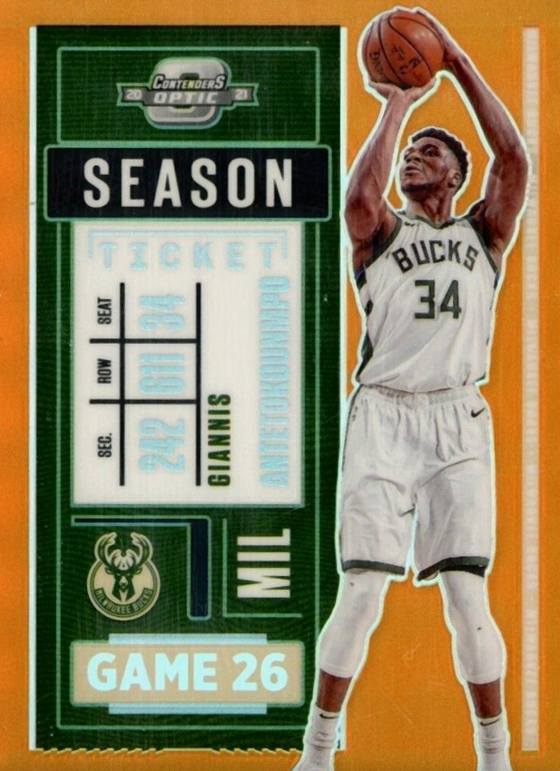 2020 Panini Contenders Optic Giannis Antetokounmpo #99 Basketball Card