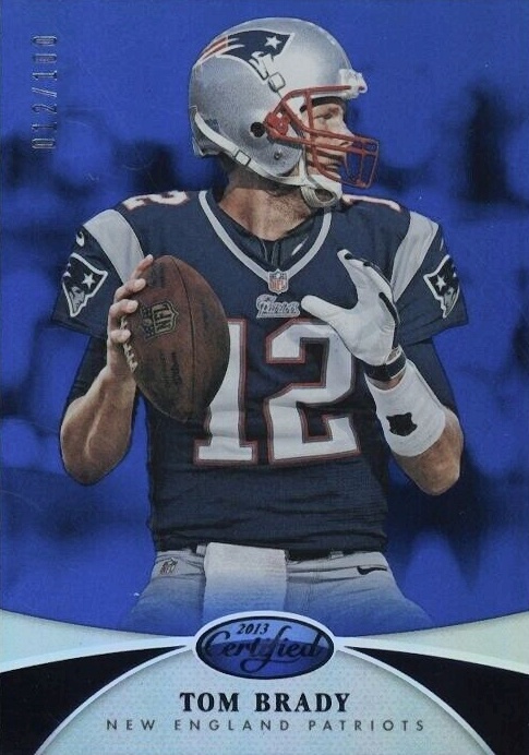 2013 Panini Certified Tom Brady #47 Football Card