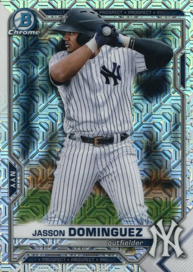 2021 Bowman Chrome Mega Box Jasson Dominguez #213 Baseball Card