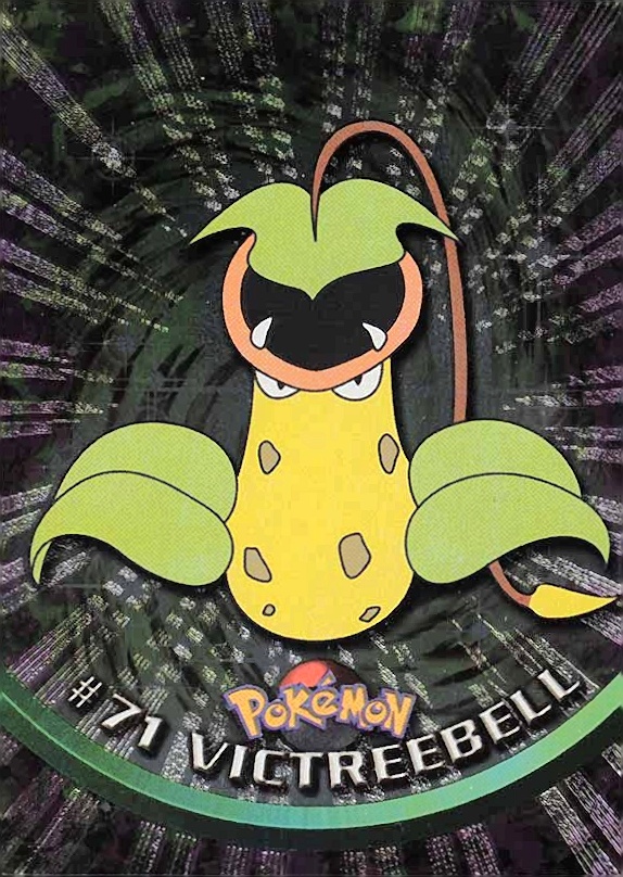 1999 Topps Pokemon TV Victreebell #71 TCG Card