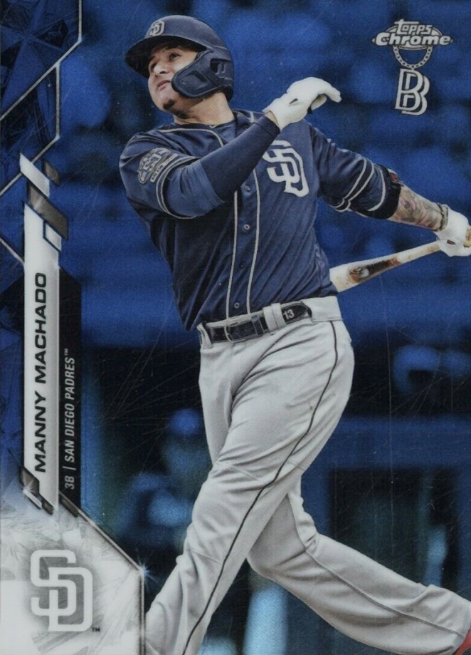 2020 Ben Baller Chrome Manny Machado #76 Baseball Card