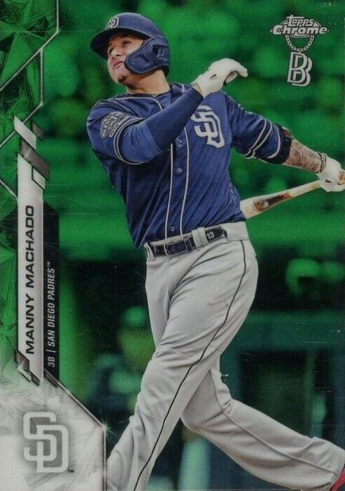 2020 Ben Baller Chrome Manny Machado #76 Baseball Card