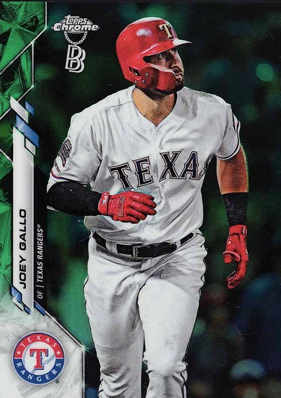 2020 Ben Baller Chrome Joey Gallo #191 Baseball Card