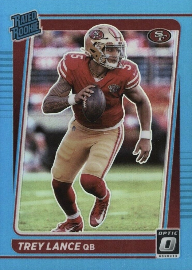 2021 Panini Donruss Optic Trey Lance #203 Football Card