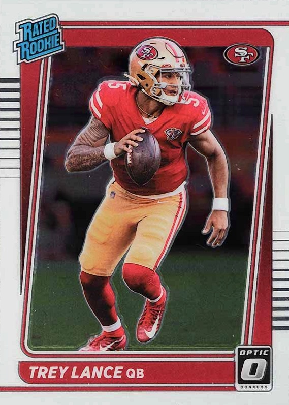 2021 Panini Donruss Optic Trey Lance #203 Football Card