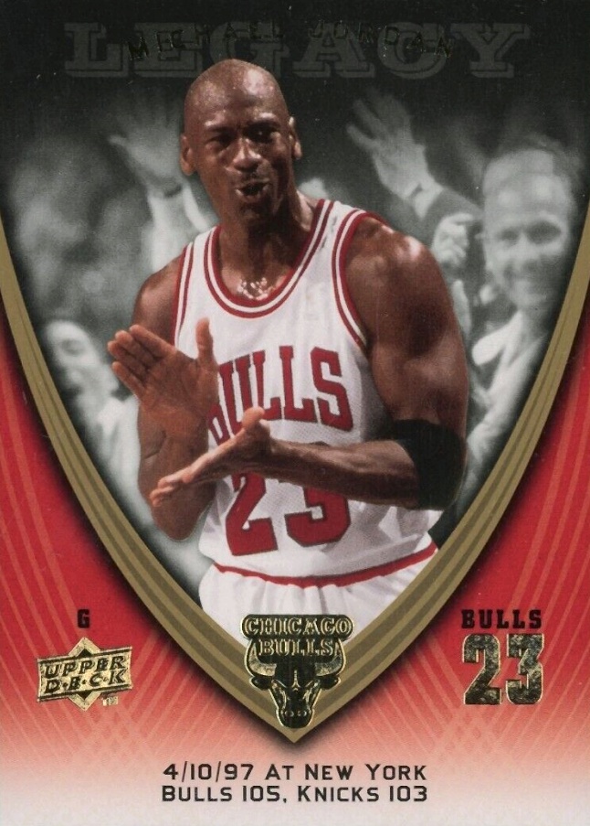 2008 Upper Deck Jordan Legacy  Michael Jordan #844 Basketball Card